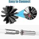 thumbnail image 5 of 22 Pcs Chimney Cleaning Brush,duct Vent Cleaning Set With 18 Nylon Rods,for Fireplace/dryer Vent /se-FCY, 5 of 5