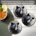 thumbnail image 2 of Thirstystone Wilderness Bear 4-Pack Absorbent Stone Coasters, 2 of 7