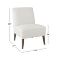 thumbnail image 2 of HomePop Modern Armless Dining Accent Chair, 2 of 9