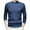 Blue, variant on cfhntfmh Mens Crewneck Sweaters Winter Warm Fleece Long Sleeve Mock Neck Base Layer Pullovers Slim Thermal Knit Sweaters