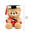 thumbnail image 3 of Uscallm under $5 Graduation Bear Doll, Graduation Gift Stuffed Animal Bear, Doctoral Graduation Teddy Bear, PlushToyfor Graduates, Academic Celebration Decor, Soft Plush Doll with Cap, 3 of 6