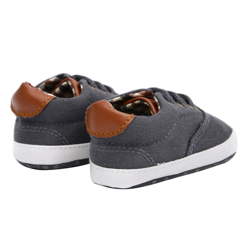Baby Summer Shoes Newborn Baby Girl Boys Canvas Soft Sole Pram Shoes Anti-Slip Patchwork Sneakers Moccasin Prewalker First Walker - image 3 of 6