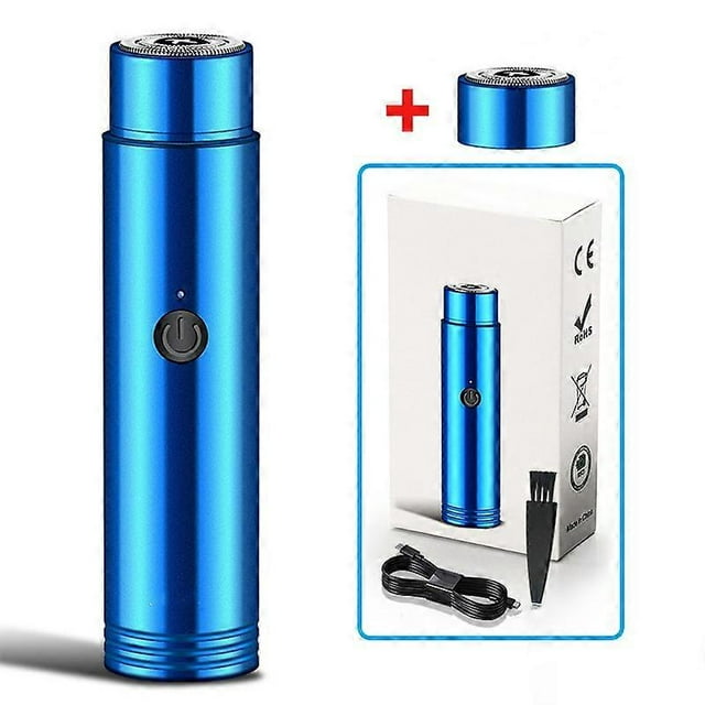 Rotating One Blade Mini Shave Portable Electric Shaver For Men Beard Razor Shaver Face Body Hair Trimmer Shaving Machine