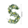 thumbnail image 3 of Moocorvic 6.56ft Artificial Lemon Garland, Faux Fruit Vine Garlands with Greenery for Door Wall Mantle Wedding Party Table Decorations, 3 of 7