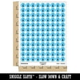 thumbnail image 2 of Jack of Hearts Card Suit 200+ Round Stickers - Light Blue - Gloss Finish - 0.50" Size, 2 of 3