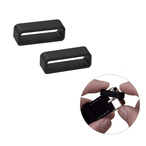 Cheers.US 5 PCS 12-30mm Silicone Replacement Elastic Wrist Watch Strap Band Loop Ring Accessory Replacement, Elastic, Watch Accessories, Easy to Install