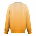 thumbnail image 5 of JUSLIO Tops for Women Relaxed Fit with Pockets Sweatshirts Graphic Long Sleeve V Neck Sweatshirts Yellow M, 5 of 5