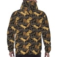 thumbnail image 7 of Sikiie Brown Squirrel with Plants Men's Hoodie, Essentials Hoodie, Sweatshirt, Pullover Hooded Sweatshirt for Men-Medium, 7 of 7