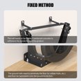 thumbnail image 4 of Wall Mounted Ski Exercise Machine Indoor Skiing Equipment with 10 Levels of Air Resistance and Smart Performance Monitor, 4 of 8
