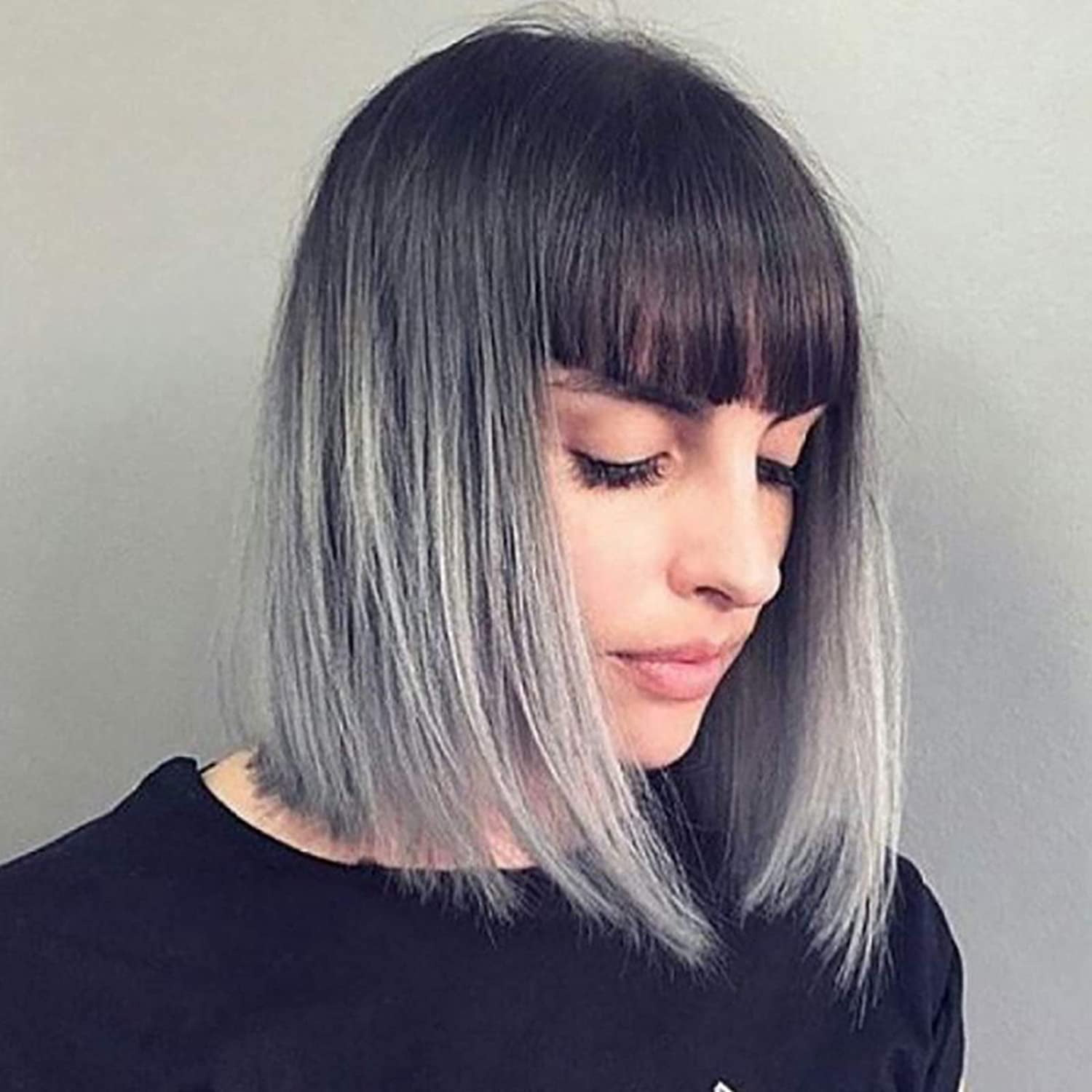 short straight ombre hair