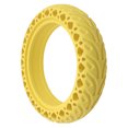 thumbnail image 1 of Neumático de repuesto amarillo antipinchazos para patinetes eléctricos, de caucho macizo con forma de panal, 1 of 5