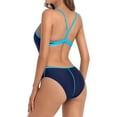 thumbnail image 4 of Women's Swimsuit Sports Training One-piece Swimsuit with Thin Straps, 4 of 8