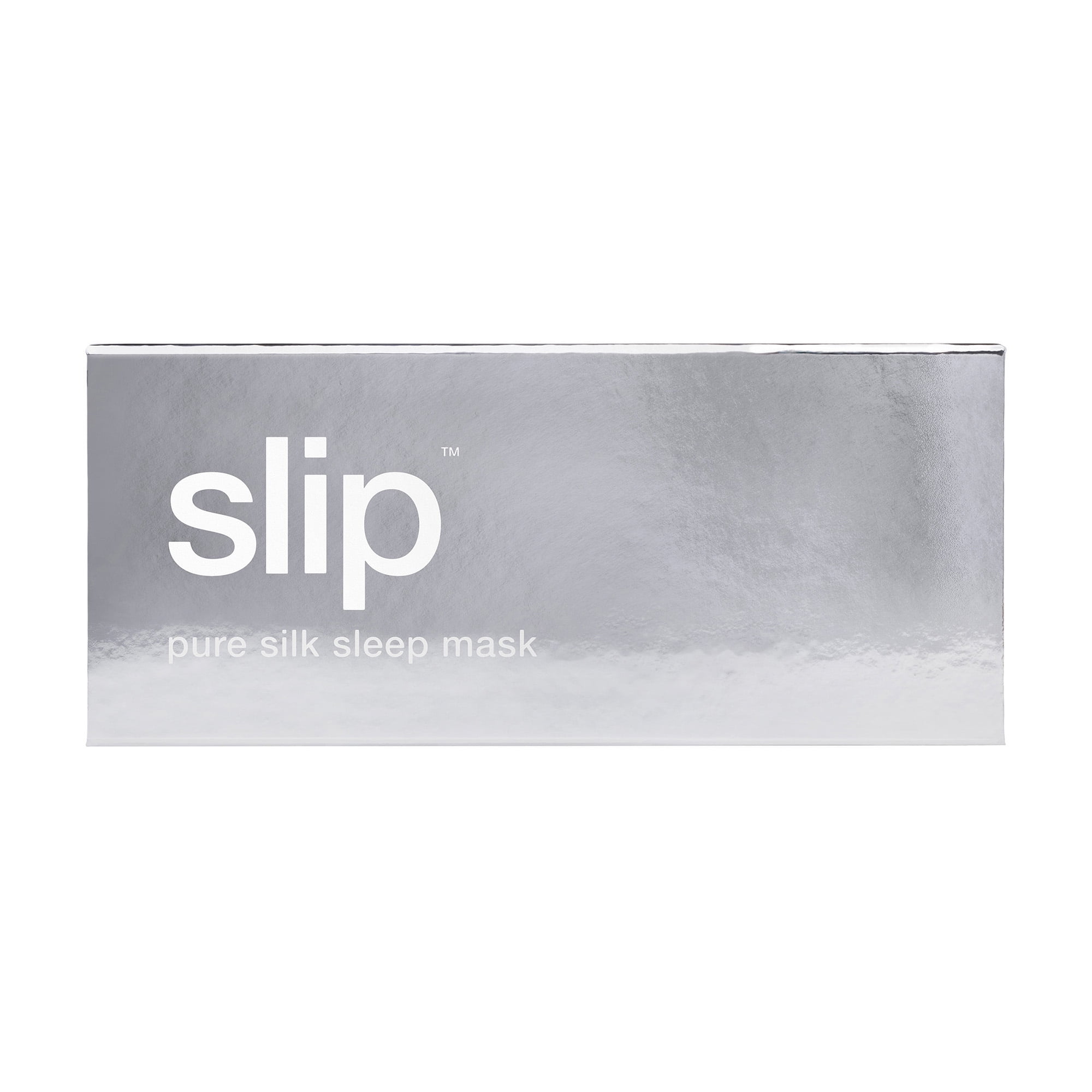 Slip Pure Silk Soft Sleep Mask with Elastic Band, Silver