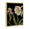 thumbnail image 4 of Stupell Industries Iris Flowers on Black Botanical & Floral Painting Gold Floater Framed Canvas Art Print Wall Art, 17 x 21, 4 of 10