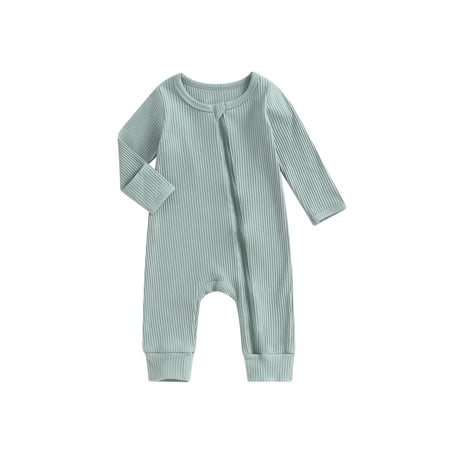

Baby Girl Boy Long Sleeve Zipper Jumpsuit Newborn Fall Winter Romper Bodysuit Western Cow/Floral Print One Piece Playsuit Clothes