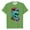 Vert, variante sur T-Shirts pour Hommes Dégradé de Couleurs Squelette Imprimé Géant Manteau Fantaisie Adulte Noir Vêtements d'Automne pour Hommes Taille TTG