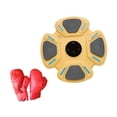 thumbnail image 3 of Máquina de boxeo con altura ajustable, USB, para pared, con objetivo deportivo, música, entrenador de boxeo Amarillo con guantes, 3 of 8
