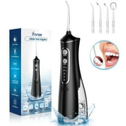 VINSIC Cordless Water Flosser for Teeth, Professional Dental Oral Irrigator 4 Modes with 300ml Water Tank, IPX7 Water Flosser Portable for Travel Home Office