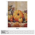 thumbnail image 4 of Fenyluxe Harvest Print Flannel Throw Blanket, Hand/Machine Wash for All Seasons, Thanksgiving Blanket for Bed 50x60in, 4 of 6