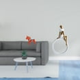 thumbnail image 2 of Figura De Niña A Caballo De Dalecarlian, Estatua De Mujer, Escultura Animal, Adorno Coleccionable, Centro De Mesa, Dormitorio, Regalo Para Lectores, Decoración Abstracta De Estilo Rústico., 2 of 8
