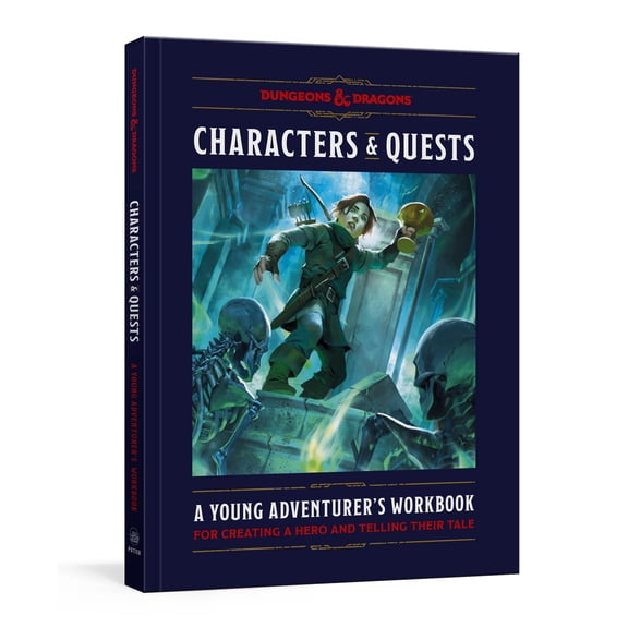 Pre-Owned Characters and Quests: A Young Adventurer's Workbook for Creating a Hero and Telling Their Tale (Dungeons & Dragons) (Dungeons & Dragons Young Adventurer's Guides) Hardcover