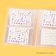 thumbnail image 2 of Calcomanías para uñas Titular Álbum de calcomanías 20 páginas Capacidad de 80 calcomanías TFixol Titular de pegatinas de uñas, 2 of 7