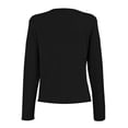 thumbnail image 2 of Playera George para Mujer, Escote V Profundo Manga Larga Negro Talla M, 2 of 4