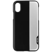 Tumi Vertical Slider Case Series Cover for Apple iPhone Xs/X - Black / Silver