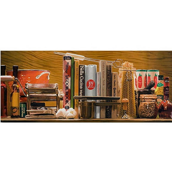 Trademark Art "Pasta Kitchen" Canvas Wall Art by Roderick Stevens