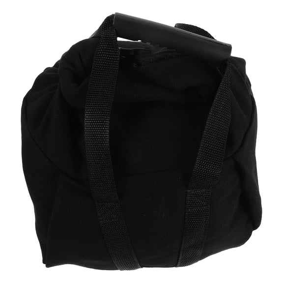 PTOOTP Ergonomic Handle Canvas Sandbag Black for Strength Training, Fitness, , and Versatile Workout Use