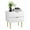 White, variant on Semiocthome Nightstand with 2 Drawers Mid Century Bedside Table for Bedroom, Black, Adult