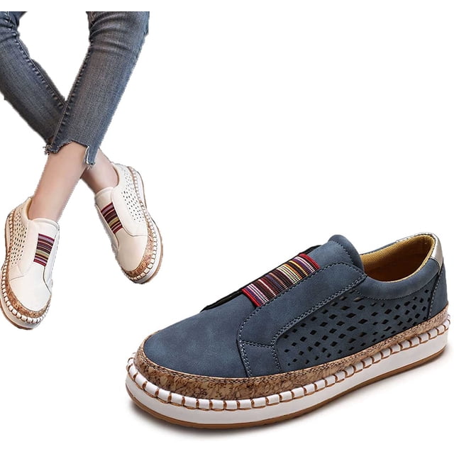 Zapatos ortopédicos para Mujer, Zapatillas ortopédicas Casuales de Primera Calidad, Zapatos ortopédicos Casuales para Caminar Diseño 2022, Zapatos Planos Transpirables Antideslizantes para Barcos Xishao ropa