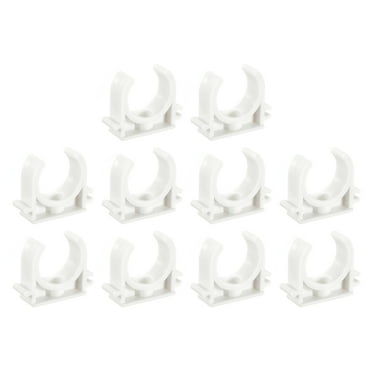 PVC Water Pipe Clamps, 20 Pack Fit for 25mm(1") OD Hose U-Shaped Buckle Clips