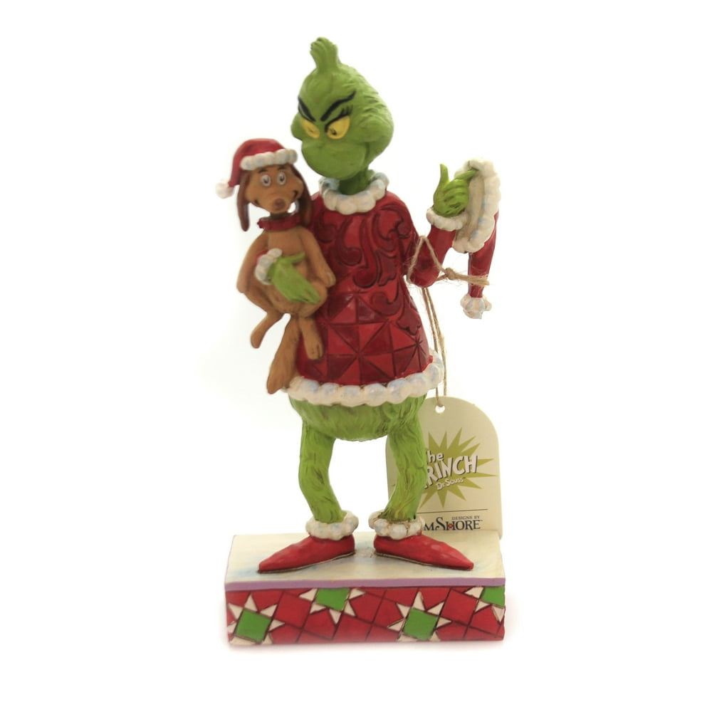 Jim Shore Grinch Holding Max Polyresin Dr Seuss Christmas 6006570