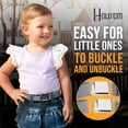 thumbnail image 5 of Hold'em Elastic Belt for Toddler Unisex Kids with Silver Square Buckle - Gray, 5 of 6