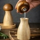 thumbnail image 3 of Manual de especias de pimienta en forma de seta de madera con sal y pimienta, 3 of 5