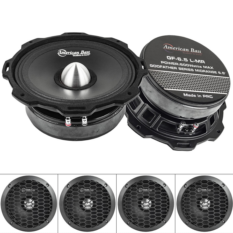 AVD Mid Bass Car Audio Stereo Woofer Loudspeaker American Bass Godfather 12 Midrange Car Speaker 12 inch 4 Ohm Voice Coil 850 Watt Maximum Power