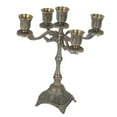 thumbnail image 3 of Portavelas cónico, candelabro, decoración rústica, soporte para velas, candelabro para 5 brazos 10x10x305cm, 3 of 9