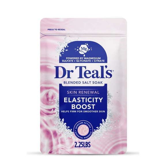 Dr Teal's Skin Renewal Elasticity Boost Blended Salt Soak, 2.25 lbs