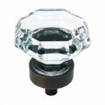 thumbnail image 1 of Cosmas 5268ORB-C - Juego de 5 pomos para gabinete de bronce aceitado con cristal transparente, 1-5/16 pulgadas de diámetro, 1 of 1