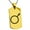 Gold, variant on Stainless Steel Solar System Planetary Mars Engraved Dog Tag Pendant Necklace