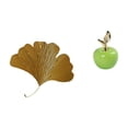 thumbnail image 1 of Esculturas de ginkgo, estatuas de pared de hierro forjado, figuras de cerámica, artesanías de frutas artificiales, diseño único, adecuadas para decora, 1 of 8