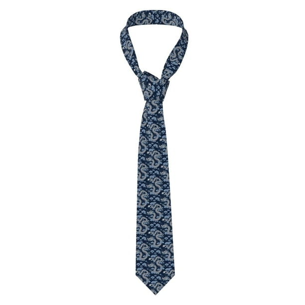 Balery Dragons Corbata Clásica de Seda para Hombre, Corbata Tejida Jacquard, Corbatas Formales para Negocios y Bodas