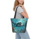 thumbnail image 2 of Balery Realistic Ocean Shark Bolsa de Hombro con Diseño, Bolsa Grande y Duradera, Bolsa Versátil para Compras, 2 of 6