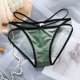 thumbnail image 3 of Gibobby Calzones de encaje para mujer Logo de personalizado, Tangas a rayas de cintura , Bikini , tangas personalizadas, ropa interior de mujer(Verde,G), 3 of 4