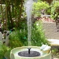 thumbnail image 3 of Solar Fountain Pump Floating Solar Panel Water Pump Fountain Kit with Rechargeable Battery for Outdoor Garden Pond Swimming Pool, 3 of 9