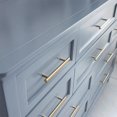 thumbnail image 6 of 6PCS Modern Zinc Alloy Black Gold Door Handles Kitchen Cabinet Handles Solid Drawer Knobs Fashion Furniture Handle Hardware (6pcs Single hole), 6 of 7