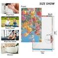 thumbnail image 2 of Colorful Beautiful Flowers Cotton Face Towels Absorbent Hand Towel Soft Bathroom Towel for Kitchen Hotel Decoration, 2 of 7