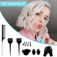 thumbnail image 4 of 16x Hair Dye Tools Hair Dye Bowl Hair Clips Hair Dye Coloring Kits Easy to Use, 4 of 9