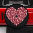 thumbnail image 2 of Valentine Heart Spare Tire Cover Without Backup Camera Hole 6 Sizes (28 in.), 2 of 6